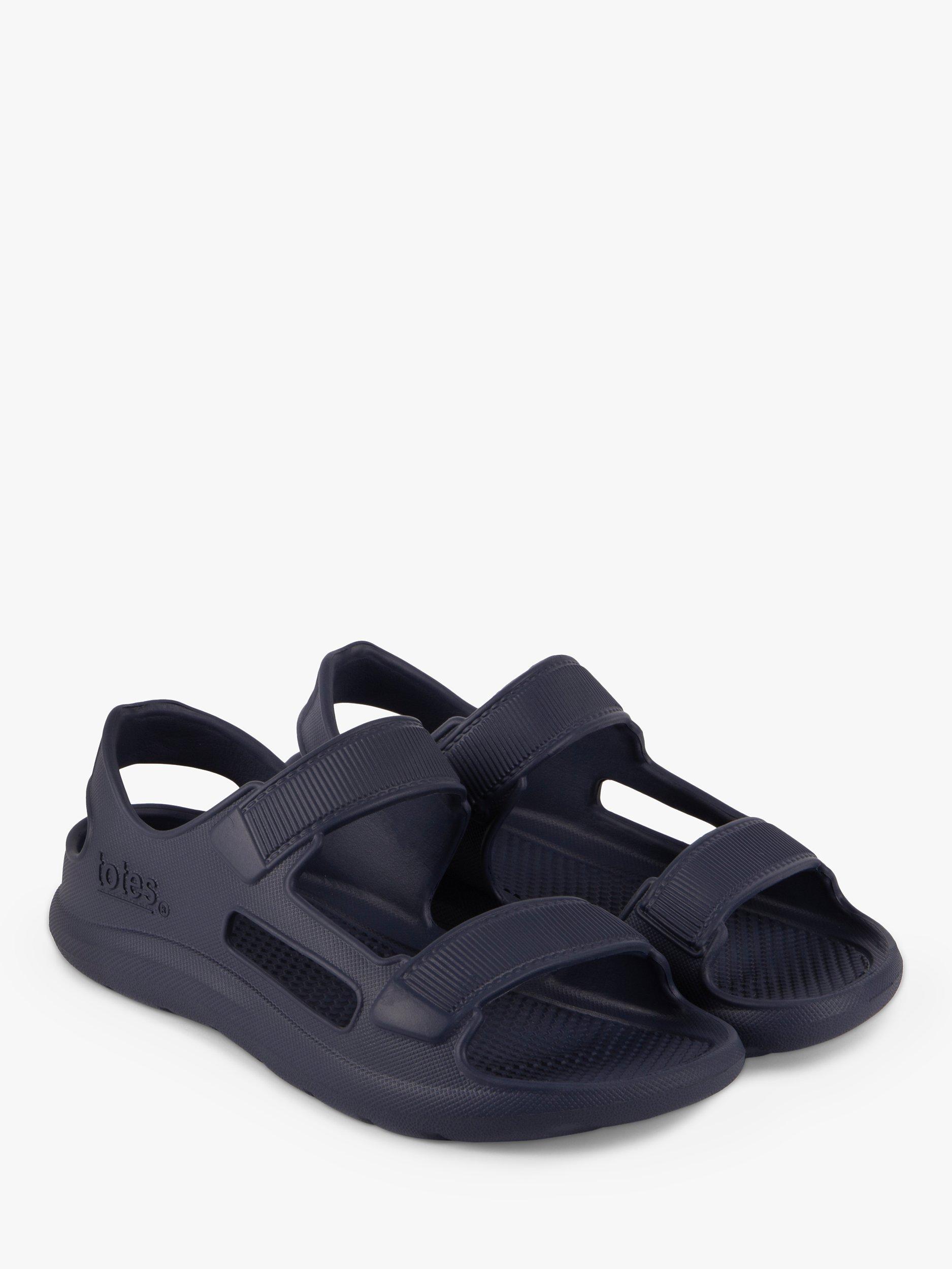 Product image 5 of 6, which shows totes Kids' SolBounce Sports Sandals, Navy, 4