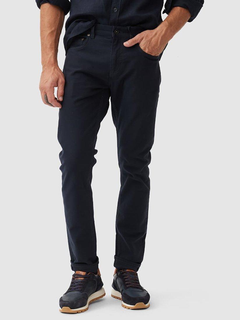 Rodd & Gunn Motion Slim Fit Stretch Cotton Jeans, Navy, 44R