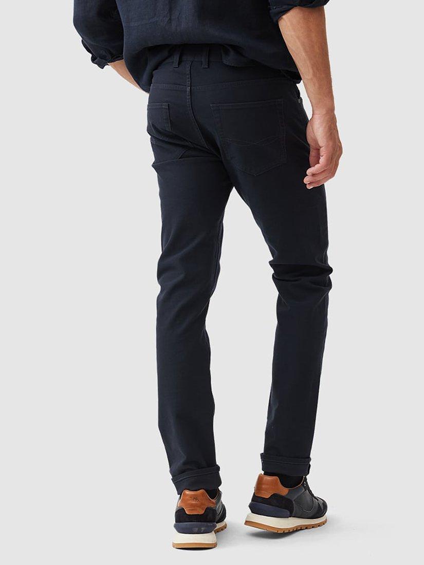 Rodd & Gunn Motion Slim Fit Stretch Cotton Jeans, Navy, 44R