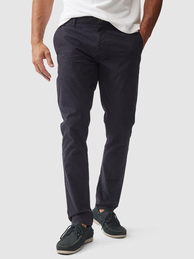 Rodd & Gunn Gunn Slim Fit Stretch Soft Cotton Chino Trousers, Midnight