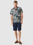 Rodd & Gunn Dakota Street Soft Cotton Regular Fit Short Sleeve Shirt, Twilight