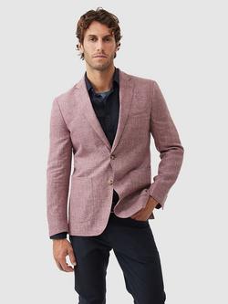 Rodd & Gunn The Cascades Linen Blend Slim Fit Blazer, Rose