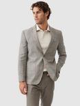 Rodd & Gunn The Cascades Slim Fit Wool & Linen Blend Blazer, Mink