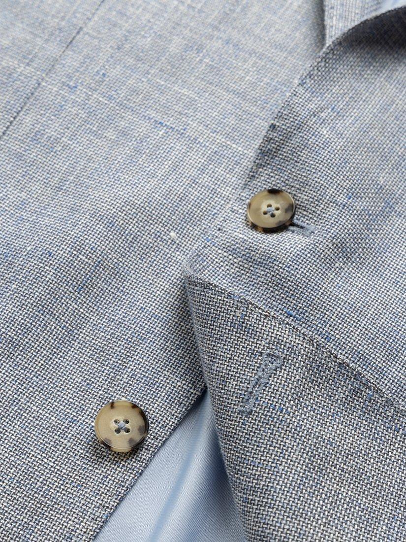 Product image 6 of 6, which shows Rodd & Gunn The Cascades Linen Blend Slim Fit Blazer, Sky, XXL