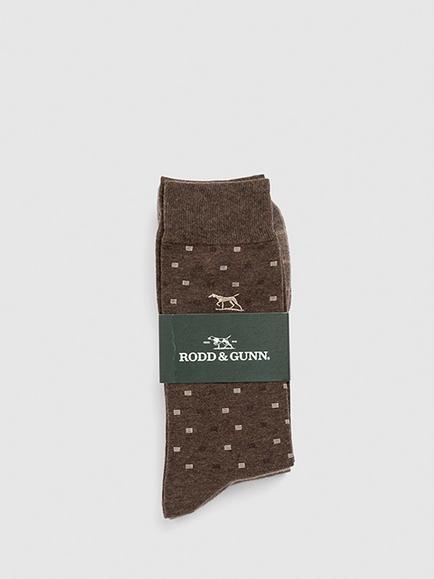 Rodd & Gunn Seafcliff Cotton Blend Socks, Pack of 3 - view 2, Earth Multi