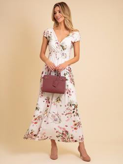 Alie Street Sophia Floral Maxi Dress, Pink/Multi, Pink/Multi