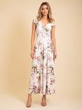 Alie Street Sophia Floral Maxi Dress, Pink/Multi