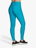 Skechers Go Flex Ribbed Leggings, Aqua/Green