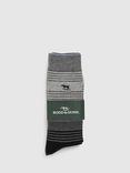Rodd & Gunn Stratford Stripe Socks, Pack of 3, Multi