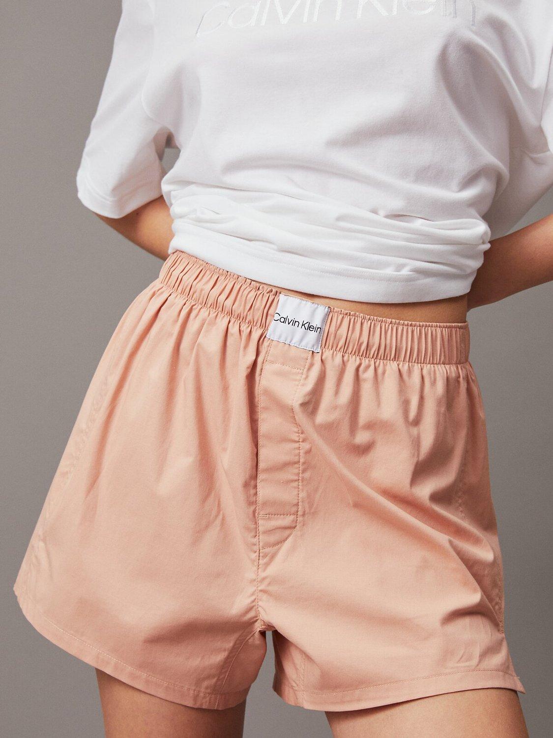 Calvin Klein T-Shirt & Shorts Pyjama Set, White/Neutral