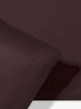 Jasper Conran London 500 Thread Count Supima Satin Fitted Sheet, Chocolate