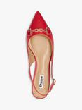 Dune Hopeful Leather Slingback Ballet Pumps