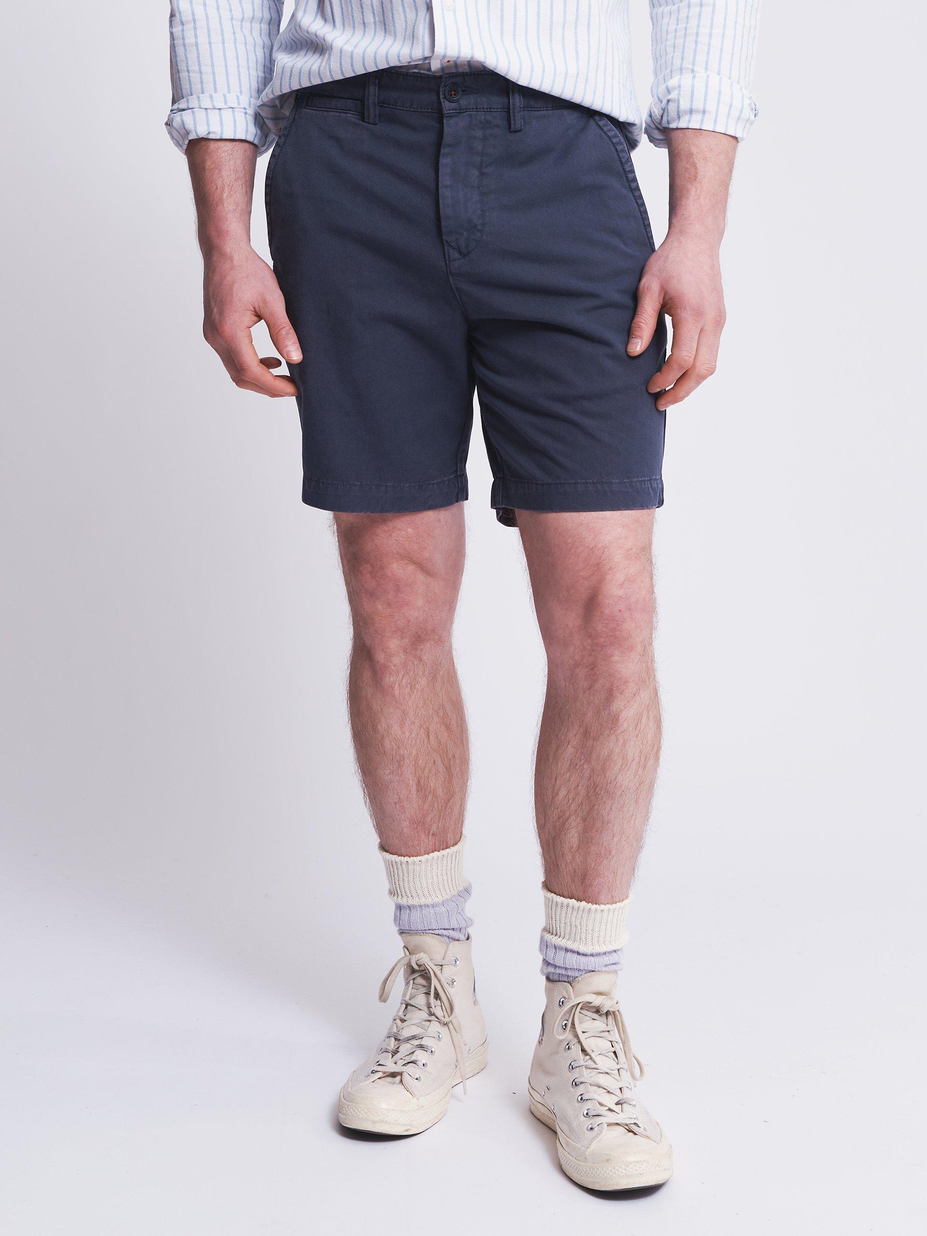 Aubin Stamford Chino Shorts, Navy