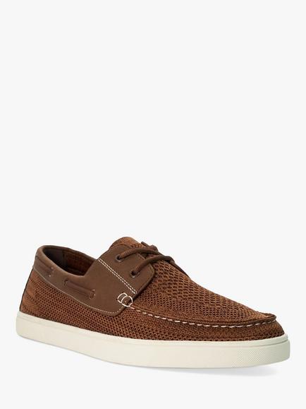 Dune London Blaizerss Knit Boat Shoes - view 2, Tan
