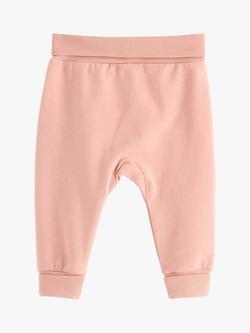 Lindex Baby Soft Elastic Waist Joggers - view 2, Dusty Pink