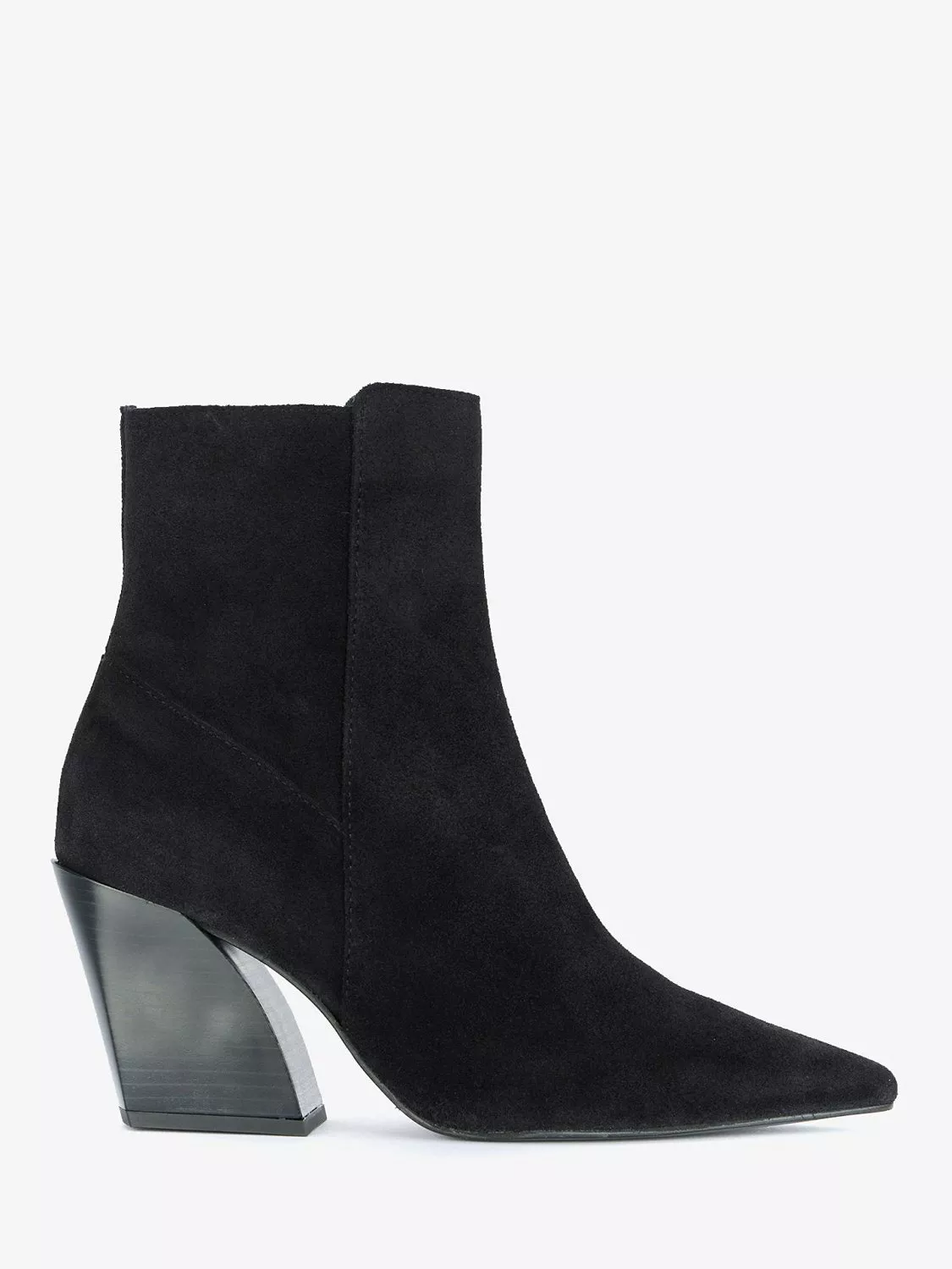 Mint Velvet Angled Heel Suede Ankle Boots