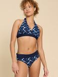 White Stuff Reversible Swim Bottoms, Navy/Multi