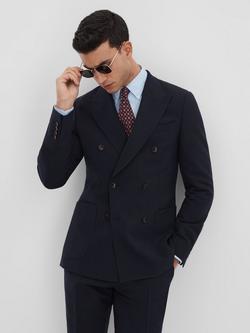 Reiss Belmont Wool Blend Suit Jacket, Navy