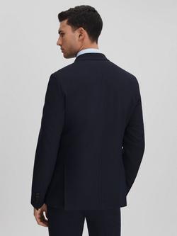 Reiss Belmont Wool Blend Suit Jacket - view 2, Navy