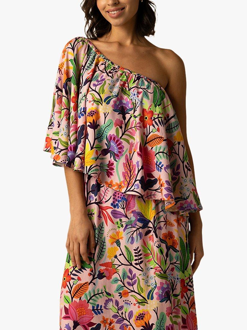 Product image 4 of 4, which shows Raishma Adela Floral Off The Shoulder Maxi Dress, Multi, 8