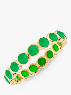 Auree Ortigia Chrysoprase Band Ring, Green/Gold, Green/Gold