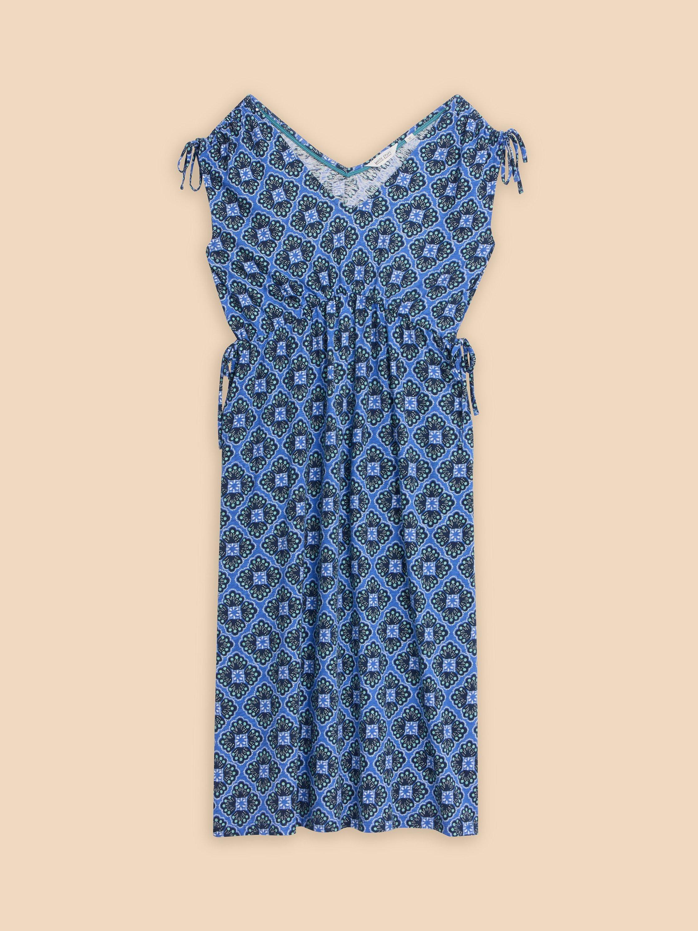 White Stuff Freya Jersey Beach Dress Blue