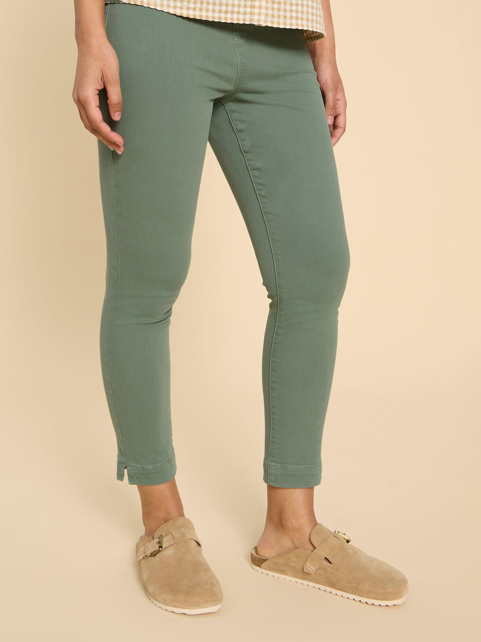 Green jeggings uk hotsell