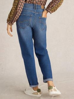 White Stuff Freya Weekend Straight Leg Jeans - view 2, Mid Denim