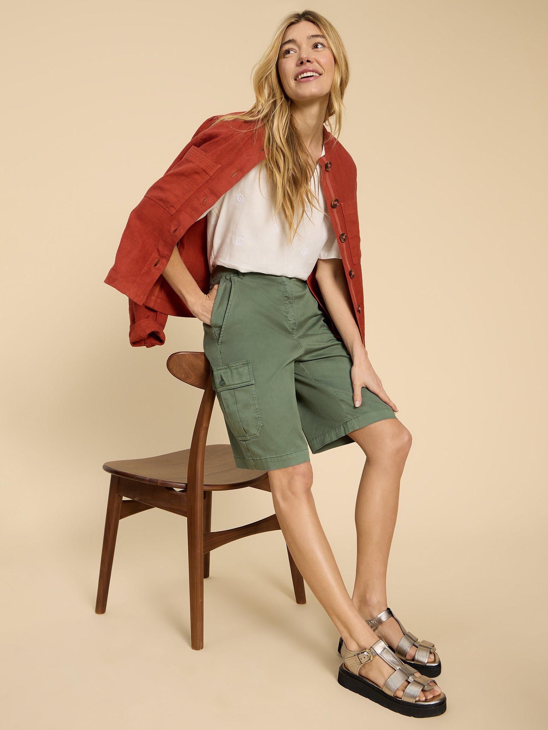 White stuff cargo shorts top