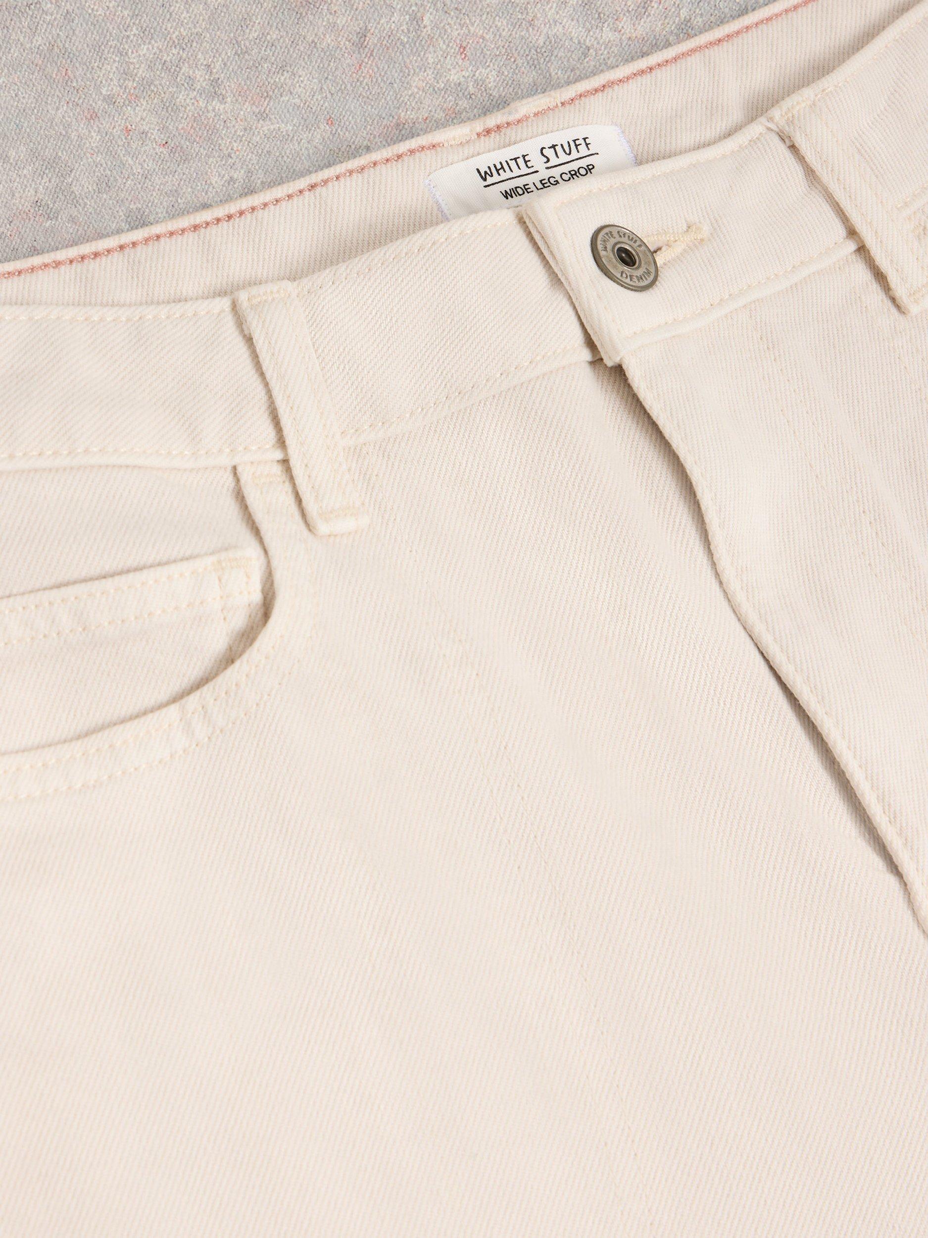White Stuff Tia Wide Leg Cropped Jeans