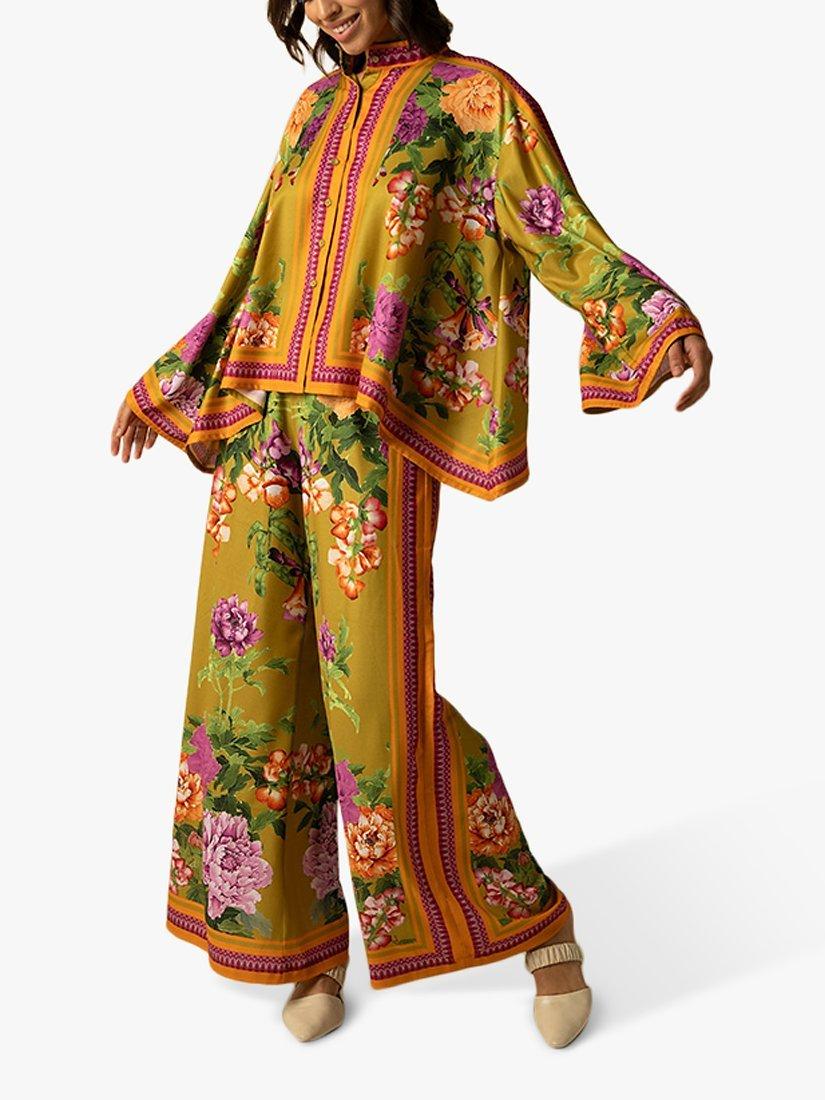 Raishma Alina Bright Floral Loose Trousers