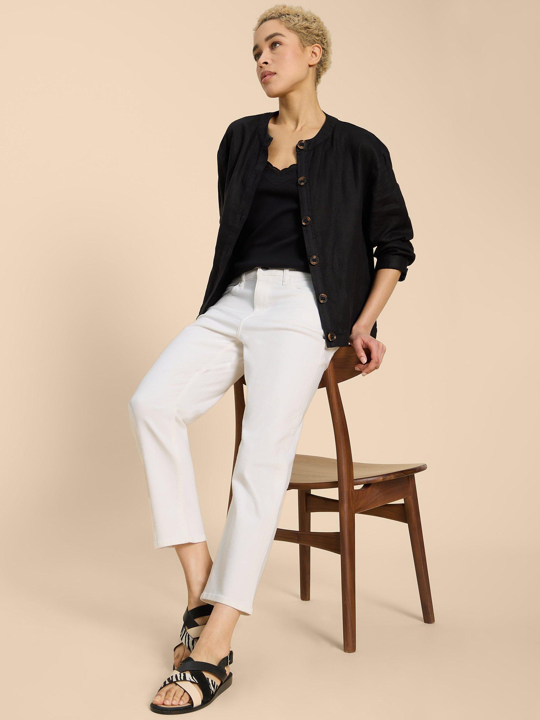 White Stuff Petit Blake Jeans, Natural White