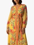 Raishma Naomi Floral Midi Dress, Yellow
