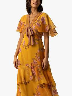 Raishma Katie Floral Midi Dress - view 2, Yellow