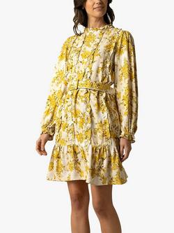 Raishma Amanda Floral Mini Dress - view 2, Yellow