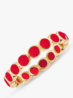 Auree Ortigia Chalcedony Band Ring, Fuchsia Pink/Gold, Fuchsia Pink/Gold