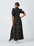 Queens of archive Rhiannon Daisy Print Maxi Dress, Black/Multi