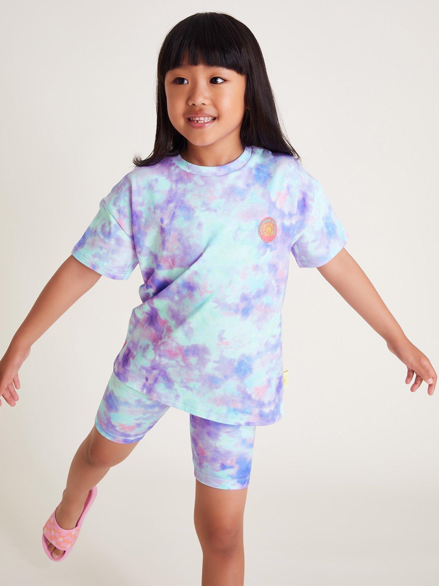 Monsoon Kids Tie Dye Cycling Shorts Multi