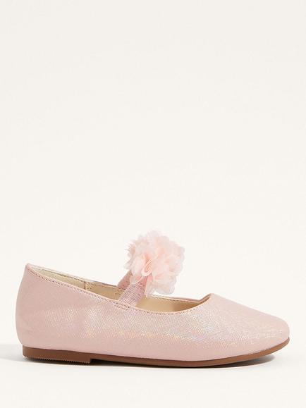 Monsoon Baby Corsage Walker Shoes, Pink, Pink