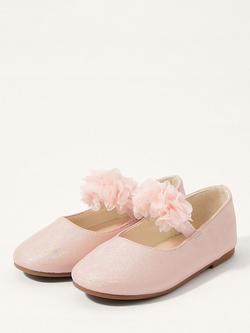 Monsoon Baby Corsage Walker Shoes, Pink - view 2, Pink