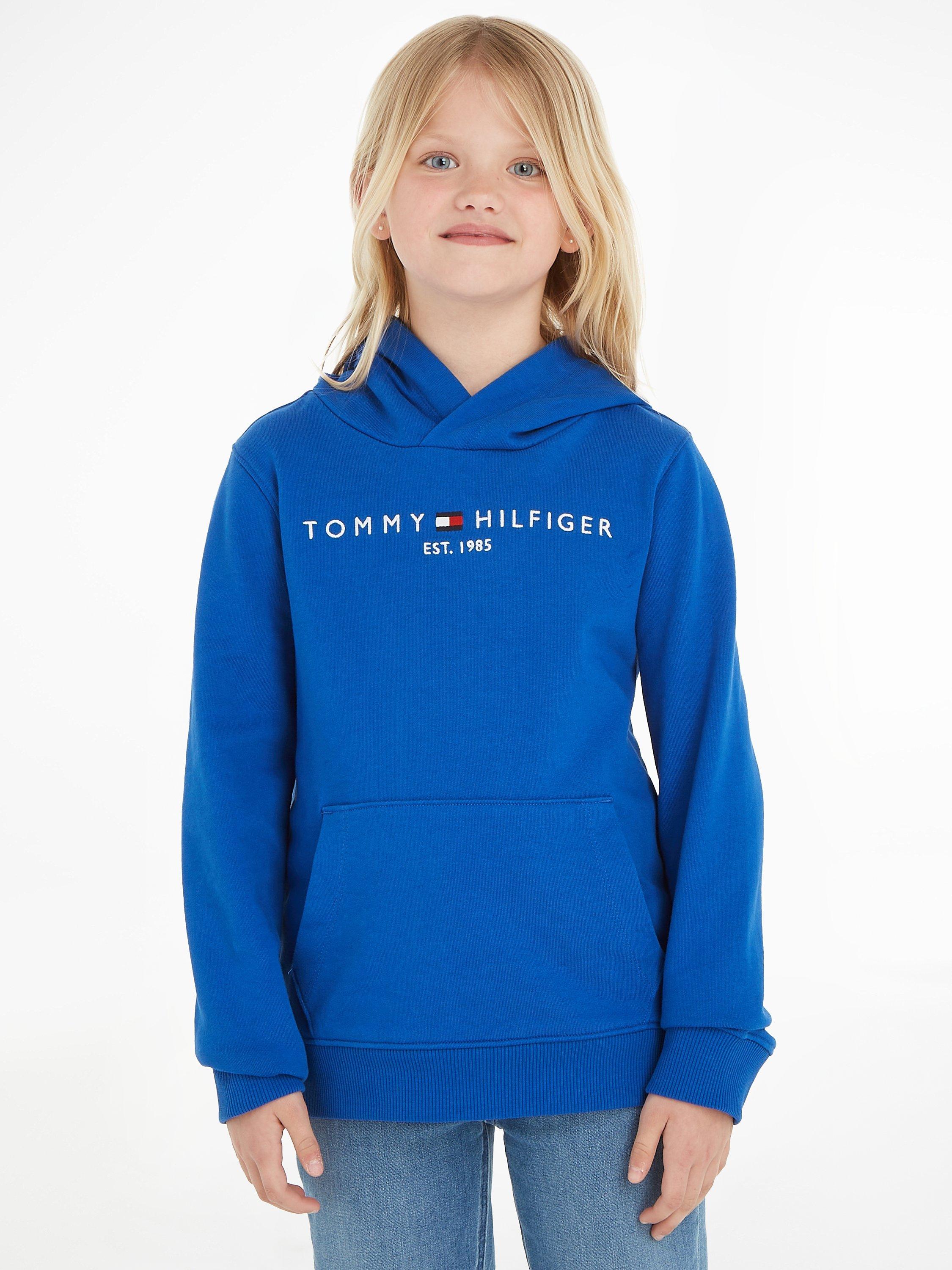 Tommy Hilfiger Kids' Essential Hoodie, Ultra Blue