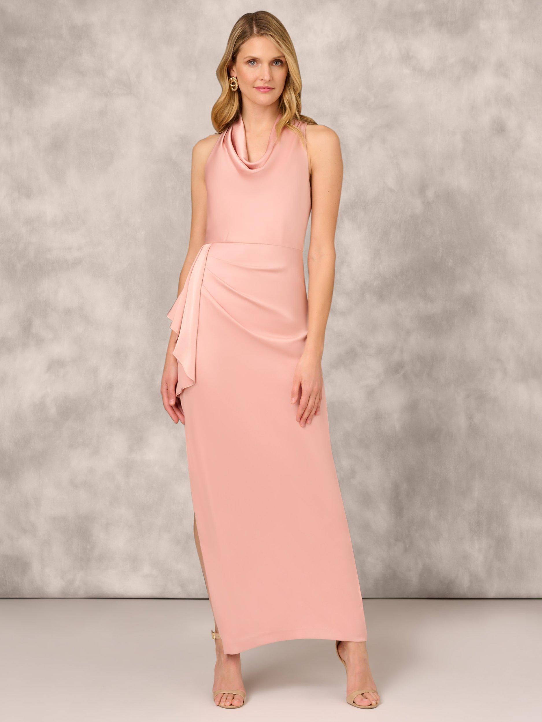 Adriana Papell Blush colored sale linen dress