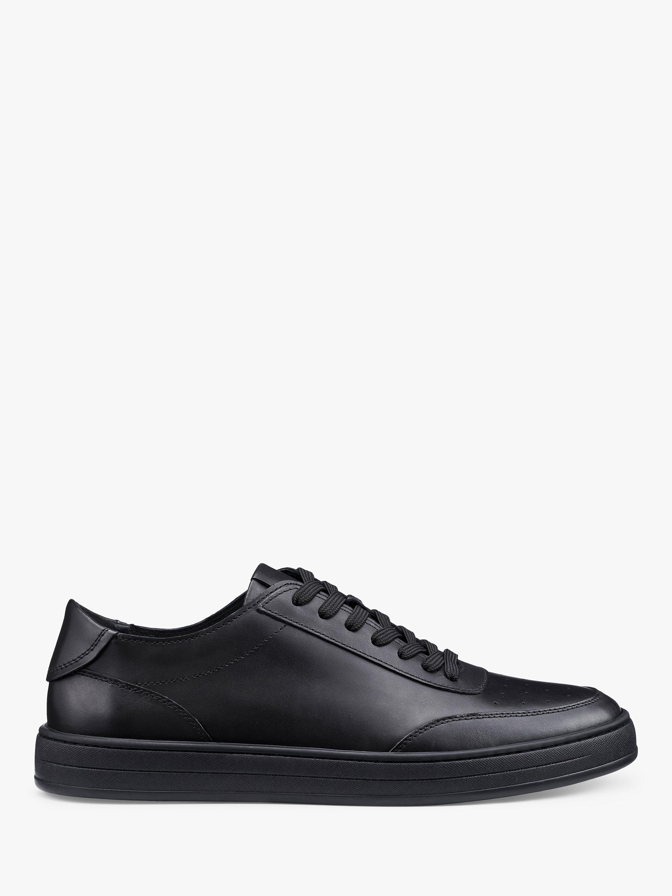 Black smart casual trainers best sale