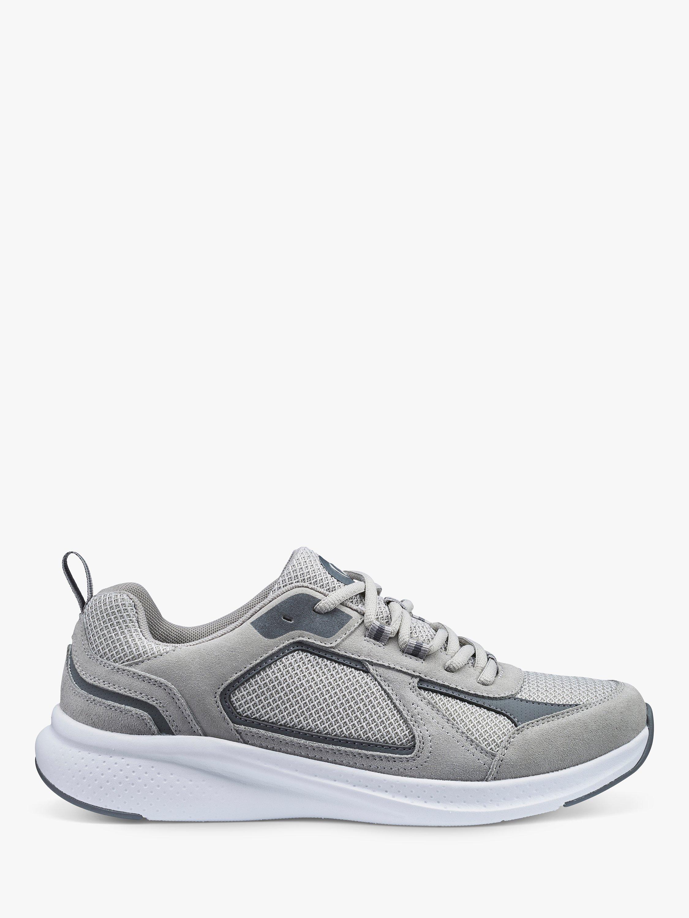 Hotter Success Retro Inspired Trainers, Light Grey-st