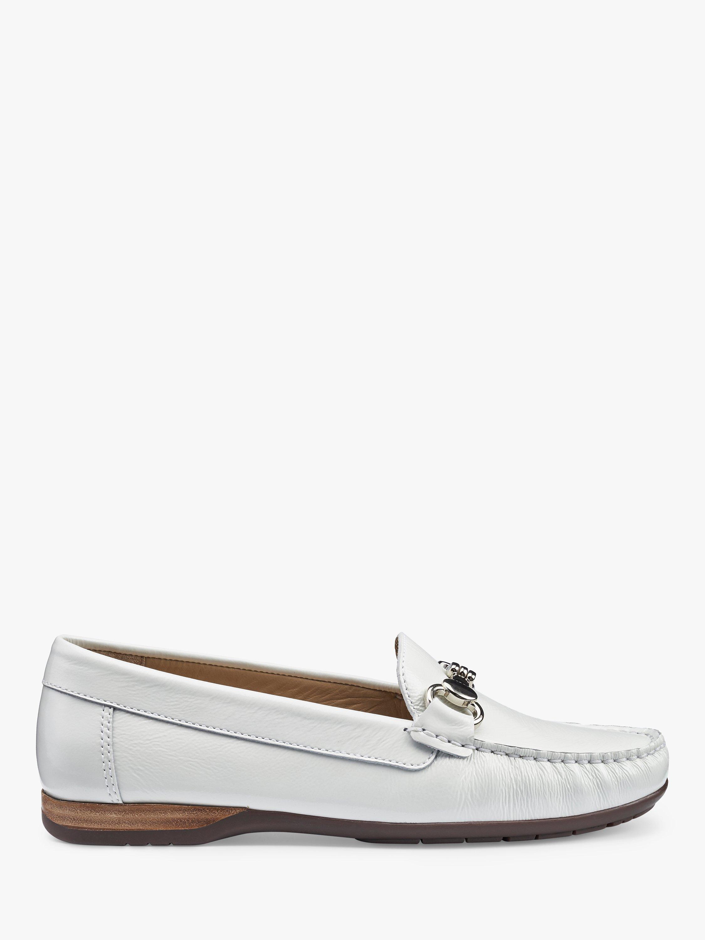Hotter Pearl Premium Moccasins, White