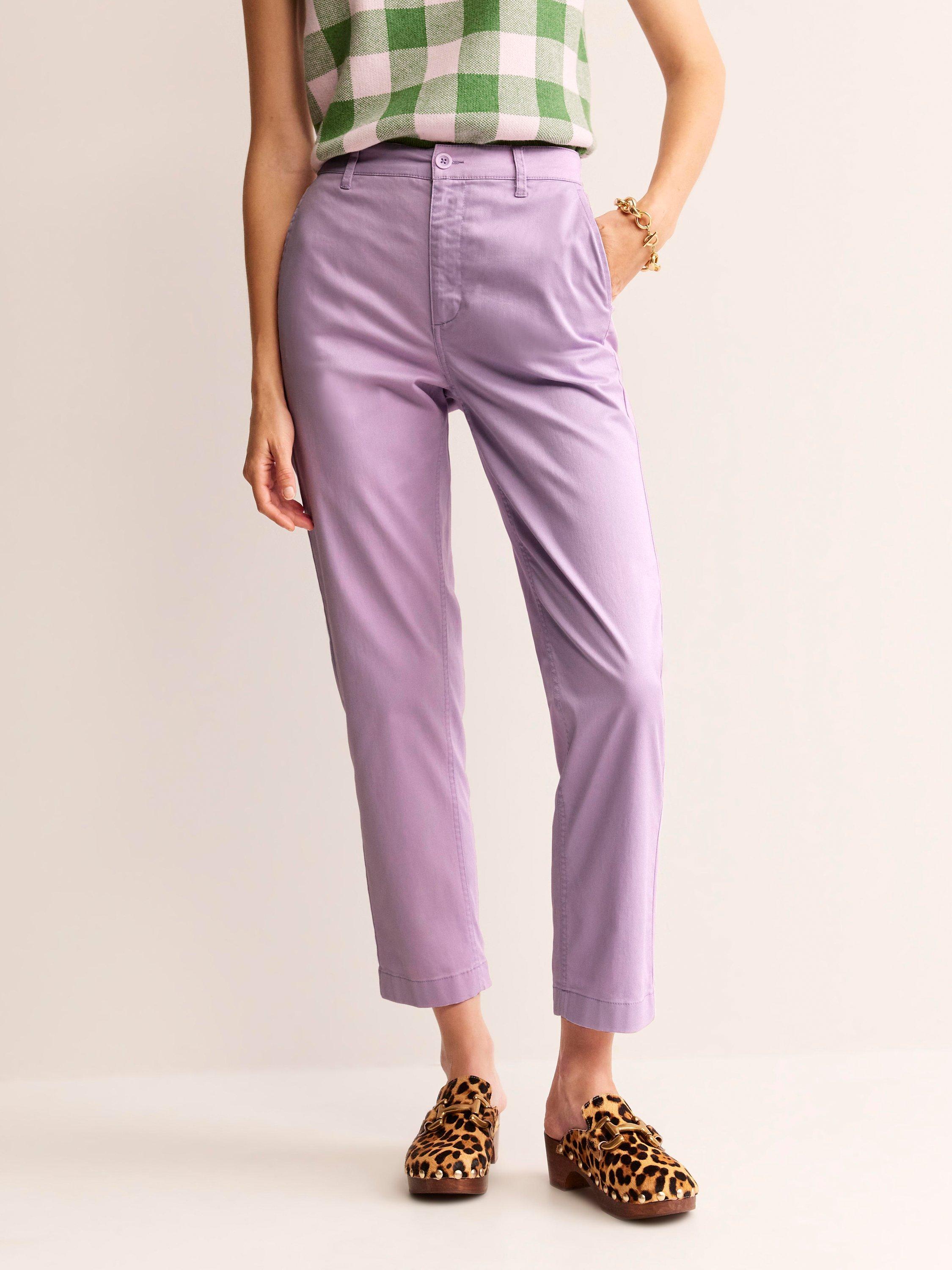 Boden Barnsbury Chino Trousers, Orchid Bloom