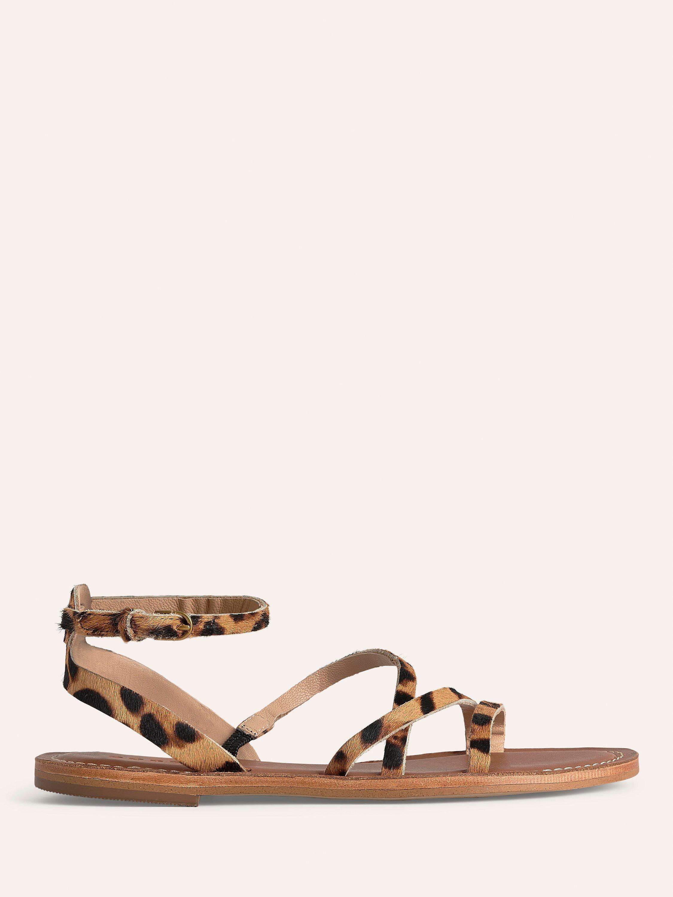 Boden Everyday Flat Sandals, Classic Leopard