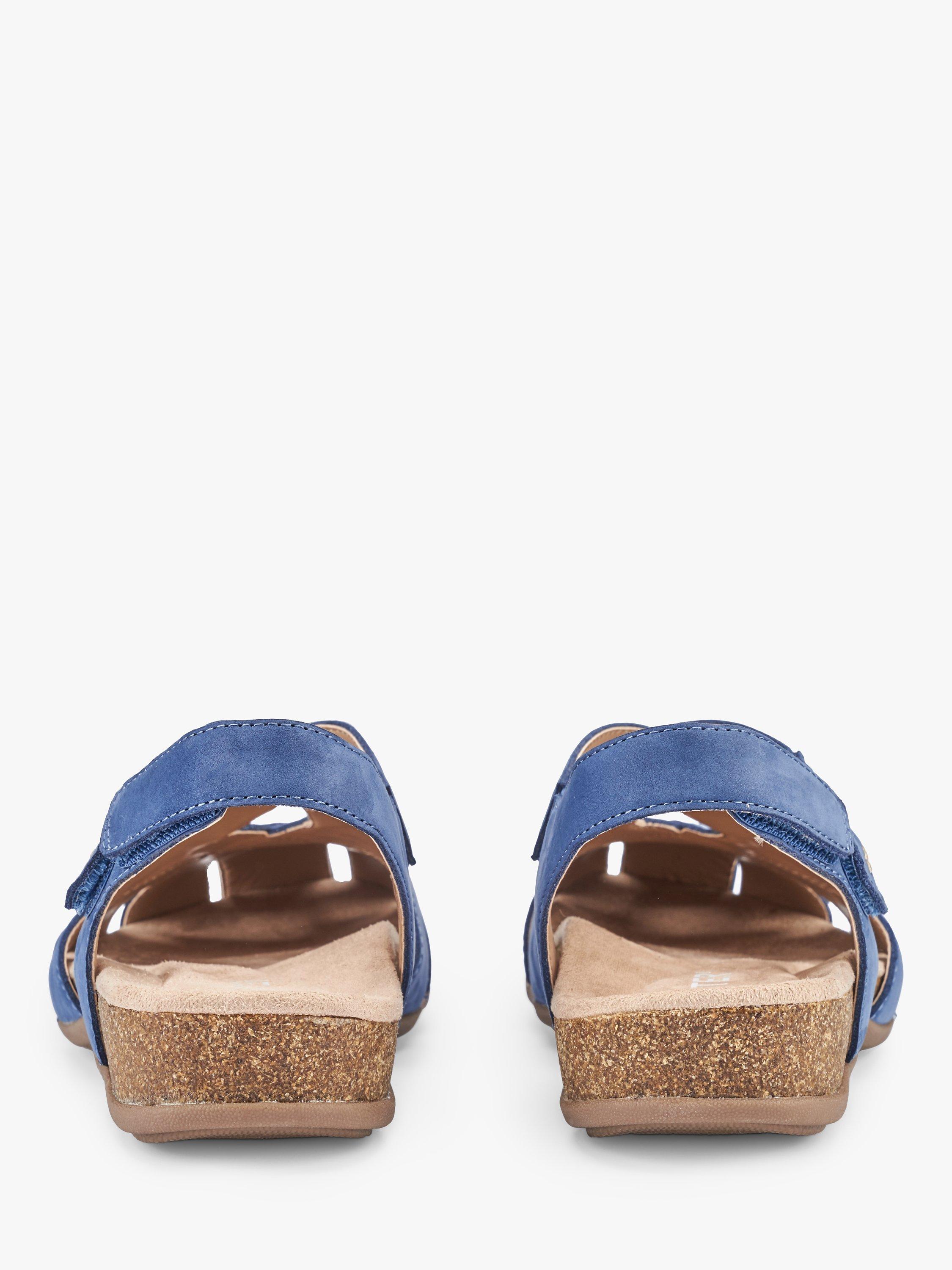 Product image 4 of 4, which shows Hotter Catskill II Wide Fit Closed Toe Sandals, Navy, 4