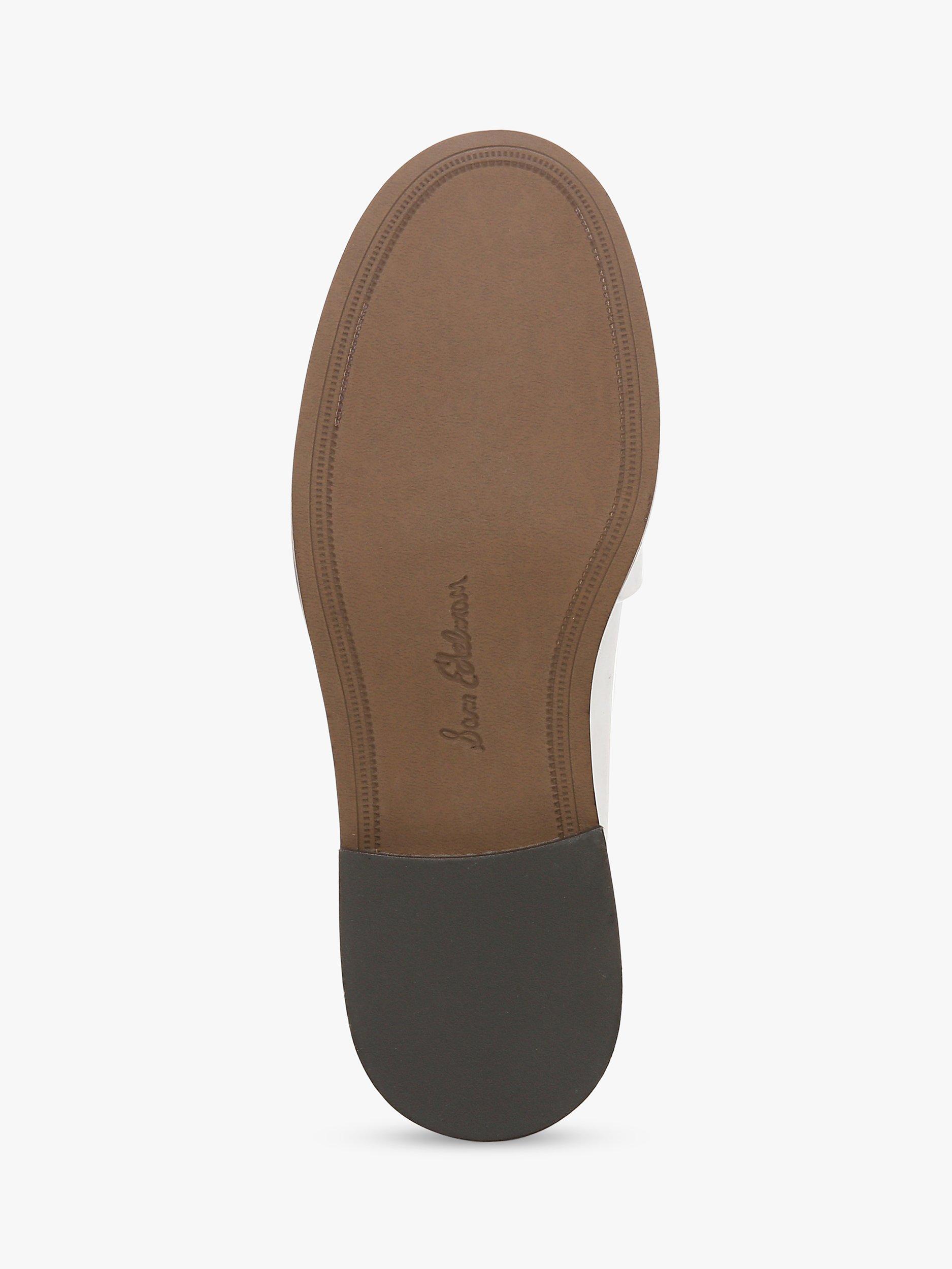 Product image 6 of 6, which shows Sam Edelman Christy PU Loafers, Soft Silver, 6