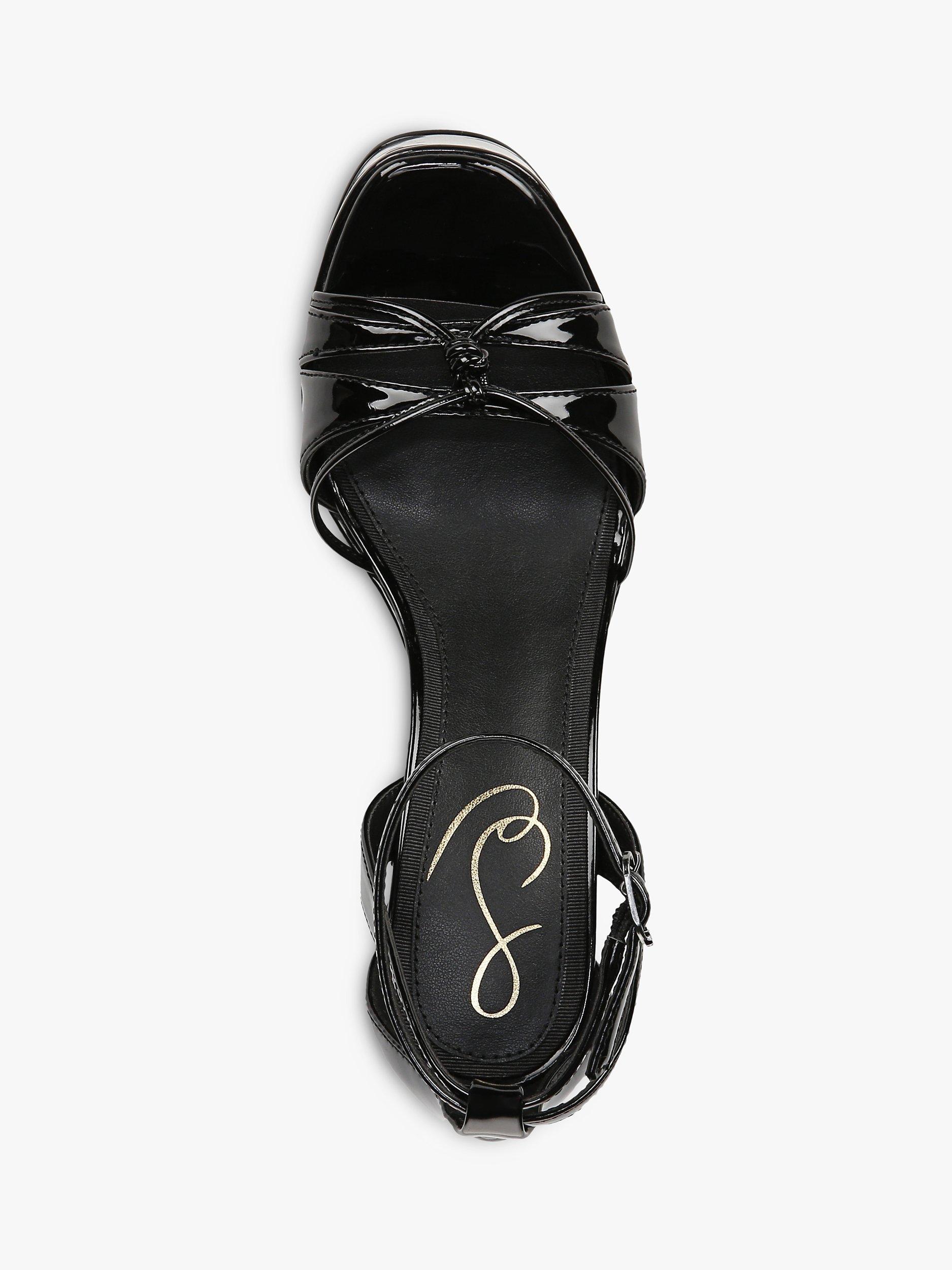 Product image 3 of 6, which shows Sam Edelman Kamille Platform Heel Sandals, Black, 3